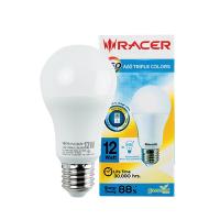 ราคา RACER หลอดไฟ LED 12 วัตต์ RACER รุ่น TRIPLE COLORS A60 E27 (MKP1149109)