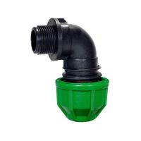 ราคา Chaiyo Sprinkler ข้องอ 90 องศา PE สวมล็อก เกลียวนอก รุ่น 355-20-1(PN10) ขนาด 20 มม. x 1/2 นิ้ว สีดำ (MKP0810372)