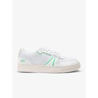 ราคา LACOSTE รองเท้าผ้าใบผู้ชายลาคอสท์รุ่น L001 วัสดุหนัง สีขาว 9 UK (MKP1756186)