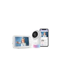 ราคา Hubble Connected Hubble กล้องเบบี้มอนิเตอร์ จอ HD ขนาด 5 นิ้ว Nursery Pal Glow+ สีขาว (CDS12886920)