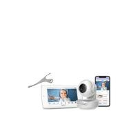 ราคา Hubble Connected Hubble กล้องเบบี้มอนิเตอร์ไร้สายแบบพกพา จอ HD ขนาด 5 นิ้ว Nursery Pal Deluxe สีขาว (CDS12886937)