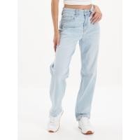 ราคา AMERICAN EAGLE กางเกงยีนส์ผู้หญิง CURVY 90S STRAIGHT JEANS - INTL สี 404 ICE BLUE 16 Regular (MKP1376059)