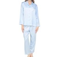 ราคา WACOAL ชุดนอนรูปแบบเสื้อแขนยาว กางเกงขายาว สีฟ้านวล M (MKP1769135)