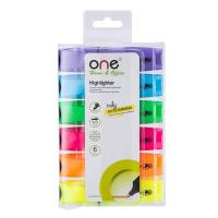 ราคา One ONE ปากกาเน้นข้อความ รุ่น AH636 คละสี (แพ็ค 6 ด้าม) (MKP0994618)