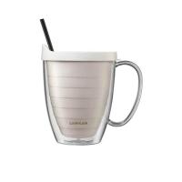 ราคา LOCKNLOCK แก้วพลาสติก 2 ชั้น พร้อมหลอด รุ่น HAP525IVY 360 มล. สีIvory (CDS14317682)