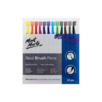 ราคา Mont Marte ปากกาหัวพู่กัน Montmarte 12 ด้าม (MKP1478123)