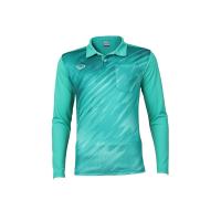 ราคา GRAND SPORT เสื้อโปโลพิมพ์ชิ้นหน้าแขนยาวชาย (012271) สีเขียว M (MKP1687099)