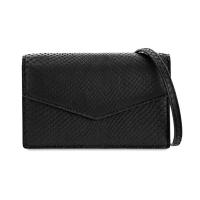 ราคา S'UVIMOL กระเป๋าทรงซองจดหมายหนังงูสีดำ M (MKP0677075)