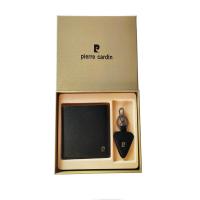 ราคา PIERRE CARDIN ชุดของขวัญกระเป๋าธนบัตร+พวงกุญแจ รุ่น G23-WK-3 BK สีดำ One Size (MKP1659474)