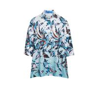 ราคา CRUISE BY CHRISTIANA เสื้อเชิ้ตแต่งระบายพิมพ์ลายกราฟิก รุ่น CC96F1A6071 สีเขียว L (MKP1180872)