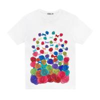 ราคา ICONIC เสื้อยืด พิมพ์ลาย ปักโบว์ รุ่น MINI RIBBON T-SHIRT 6802 สีขาว S (MKP1363275)