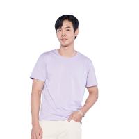 ราคา DOUBLE GOOSE ตราห่านคู่ เสื้อยืดคอกลม รุ่น Essential สีม่วง XL (MKP1273599)