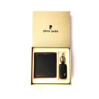 ราคา PIERRE CARDIN ชุดของขวัญกระเป๋าธนบัตร+พวงกุญแจ รุ่น G23-WK-2 BK สีดำ One Size (MKP1659472)