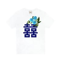 ราคา ICONIC เสื้อยืด พิมพ์ลาย อักษรจีน สีน้ำเงิน รุ่น LANSESANGHEE4758 สีขาว M (MKP1074080)