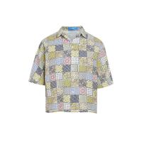 ราคา CRUISE BY CHRISTIANA เสื้อเชิ้ตลินินพิมพ์ลายกราฟิก ไม่มีวงแขน รุ่น CC96P1B6081 สีเหลือง XXL (MKP1177616)