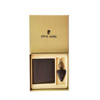 ราคา PIERRE CARDIN ชุดของขวัญกระเป๋าธนบัตร+พวงกุญแจ รุ่น G23-WK-4 BN สีน้ำตาล One Size (MKP1659476)