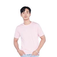 ราคา DOUBLE GOOSE ตราห่านคู่ เสื้อยืดคอกลม รุ่น Essential สีชมพู M (MKP1273601)