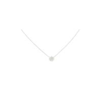 ราคา Larov สร้อยคอผู้หญิง Lovely Daisy ชุบทองคำขาว สีเงิน ดีไซน์มินิเดซี่ (MKP1710615)