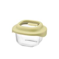 ราคา LOCKNLOCK กล่องแก้วถนอมอาหาร Simple Cook 500 มล. สีเหลืองนกขมิ้น (CDS14320521)