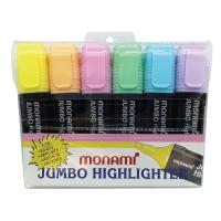 ราคา MONAMI ปากกาเน้นข้อความ Jumbo คละสี(6ด้าม) โมนามิ X2200069900 (MKP1635230)