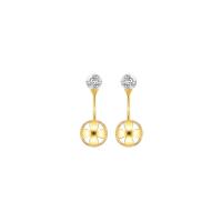 ราคา PRIMA ต่างหูเพชรน้ำ 99 (E-Color) Meridian Collection 105E1213-01 สี Gold (MKP0798296)