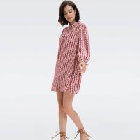 ราคา DIANE VON FURSTENBERG ชุดกระโปรง DVF PRUDENCE DRESS สี FLEURGEO SIGNATURE PINK XS (MKP1498327)