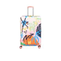 ราคา ELEMENTS ผ้าคลุมกระเป๋าเดินทาง 28 นิ้ว ลาย Wall Grafifi รุ่น LCS907 สีชมพู (CDS13037765)