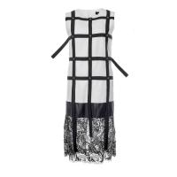 ราคา SENADA เดรสแขนกุดผู้หญิงตัดต่อลูกไม้สีขาว 40 EU (MKP1782072)