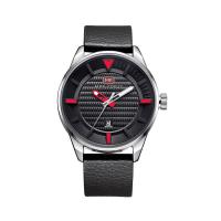 ราคา MINI FOCUS นาฬิกาข้อมือผู้ชาย Analog Original Brand Fashion Luxury สายหนัง แสดงวันที่ รุ่น MF0026 สีดำ (MKP0640781)