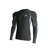 ราคา SPANDEX เสื้อรัดกล้ามเนื้อแขนยาวตัดต่อ NS003 สีดำ/เทา (MKP0614300)