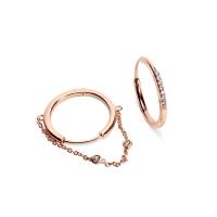 ราคา Jewellista ต่างหูรุ่น Polly เงินแท้ ประดับพลอย CZ สีโรสโกลด์ (MKP1357036)