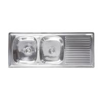 ราคา TEKA LINEA อ่างล้างจาน 2หลุม 1ที่พัก ติดตั้งบนเคาน์เตอร์ รุ่น VIVA 120 2B 1D (MKP0331767)