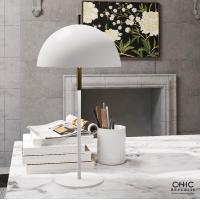 ราคา Chic Republic โคมไฟตั้งโต๊ะ ERIK สี ขาว/ทองเหลือง (MKP1216063)