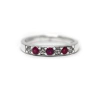 ราคา FINEJEWELTHAI แหวนทับทิม-แหวนเงิน-แหวนพลอย-ทับทิมแท้-เงินแท้- R1002rb สีเงิน 50 (MKP0230574)