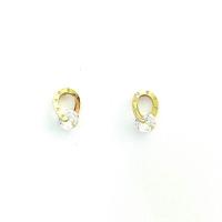 ราคา STRAWBERRY ต่างหูสแตนเลส สีGold 70010038GLD (MKP1226892)