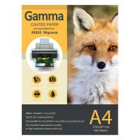 ราคา GAMMA กระดาษขาวเคลือบน้ำยา A4 90แกรม (100แผ่น) แกมม่า 3855 (MKP1006773)