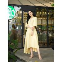 ราคา SILHOUETTE เดรสโอลีฟ สีเหลือง M (MKP1184899)