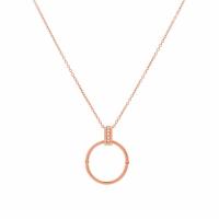 ราคา JEWELLISTA สร้อยพร้อมจี้รุ่น Paul เงินแท้ ประดับพลอย CZ สีโรสโกลด์ (MKP1373322)