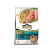 ราคา PERFECTA สูตรไก่และข้าวกล้องสุนัขพันธุ์เล็ก7.5KG (MKP0537259)