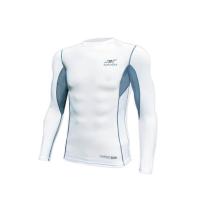 ราคา SPANDEX เสื้อรัดกล้ามเนื้อแขนยาว NS001 สีขาว/เทา (MKP0614201)