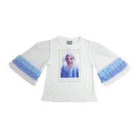 ราคา DISNEY FROZEN เสื้อยืดแขนสั้น เด็กหญิง ลิขสิทธิ์ห้าง 1F20F05 สีขาว 5 Years (MKP1093225)