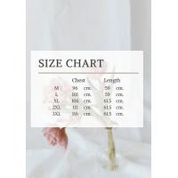 ราคา CIERA เสื้อเบลาส์ปักตกแต่งลายดอกไม้ รุ่น C92P221030 สีฟ้า 3X (MKP1250641)