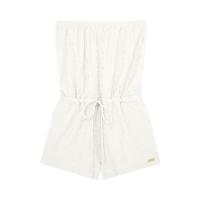 ราคา KLOSET (KK22)จั๊มสูทเกาะอก ขาสั้น ขาว M (MKP1388876)