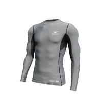 ราคา SPANDEX เสื้อรัดกล้ามเนื้อแขนยาว NS001 สีเทา/ดำ S (MKP0614199)