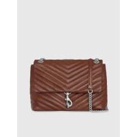 ราคา REBECCA MINKOFF กระเป๋ารุ่น WOMEN EDIE FLAP SHOULDER BAG สี TOBACCO One Size (MKP1602765)
