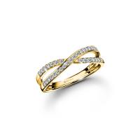 ราคา Jubilee Diamond แหวนเพชร Infinity Diamond Ring รุ่น R20101EG - Gold 52 (MKP0773388)