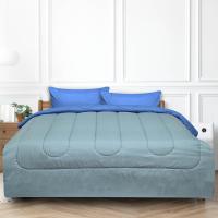 ราคา Slumberland เซ็ทผ้าปูที่นอน 3 ชิ้น รุ่น Anfield 3.5 ฟุต สีเทา/ฟ้า (MKP1466539)