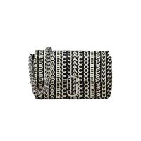 ราคา MARC JACOBS กระเป๋าสะพาย THE MONOGRAM LEATHER J MARC MINI SHOULDER BAG สี BLACK/WHITE One Size (MKP1455961)