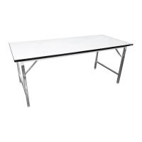 ราคา STG โต๊ะพับขาโครเมียมหน้าโฟเมก้า ขนาด 180 x 75 ซม. สีขาว (MKP0791469)