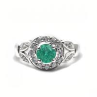 ราคา FINEJEWELTHAI แหวนมรกต-แหวนเพชร-แหวนเงิน-มรกตแท้-เงินแท้925-แหวนพลอยแท้-แหวนประจำเดือนเกิด-R1327em สีเงิน 54 (MKP1374591)